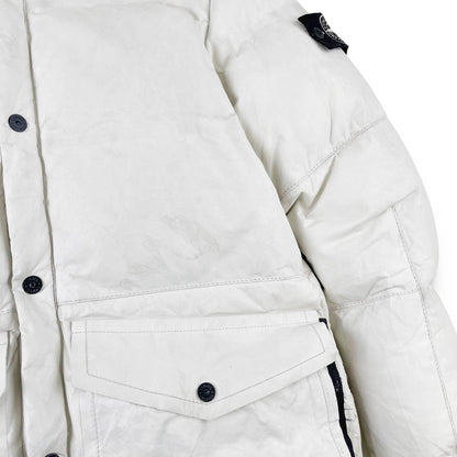 Stone island Featherweight Leather Down Jacket (M) - Known Source
