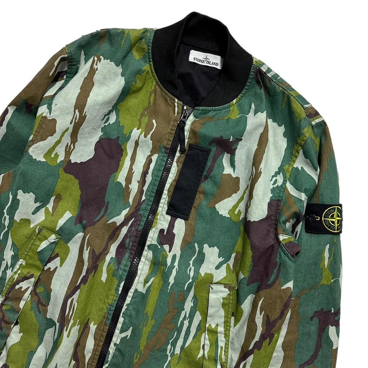Stone Island Flowing Camo Bomber Jacket - Known Source