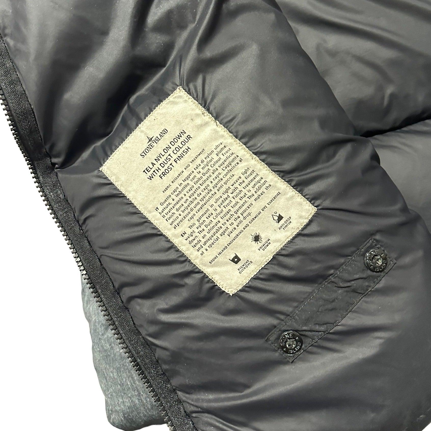 Stone Island Frost Tela Nylon Down Vest with Asymmetrical Zip - Known Source