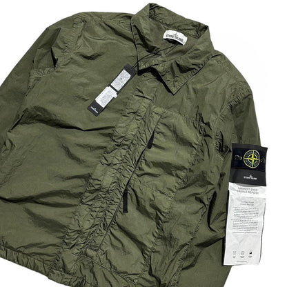 Stone Island Garment Dyed Crinkle Reps Overshirt - Known Source