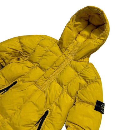 Stone Island Garment Dyed Down Crinkle Reps NY Zip Down Jacket - Known Source