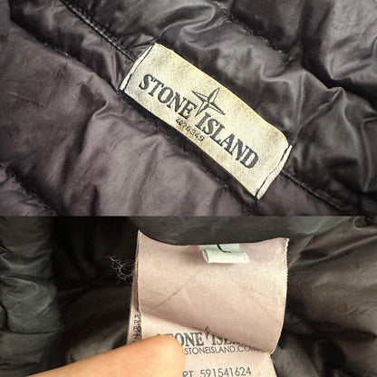 Stone Island Garment Dyed Down Zip Up Jacket - Known Source