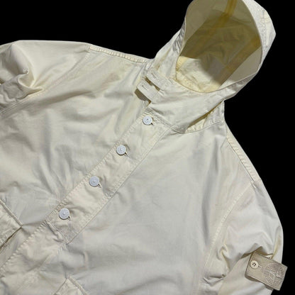 Stone Island Ghost Ventile White Zip Up Jacket - Known Source