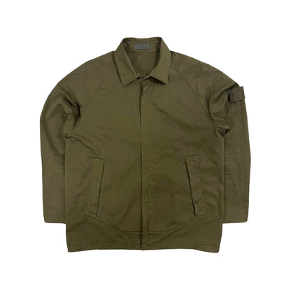 Stone Island Ghost Zip Up Overshirt - Known Source