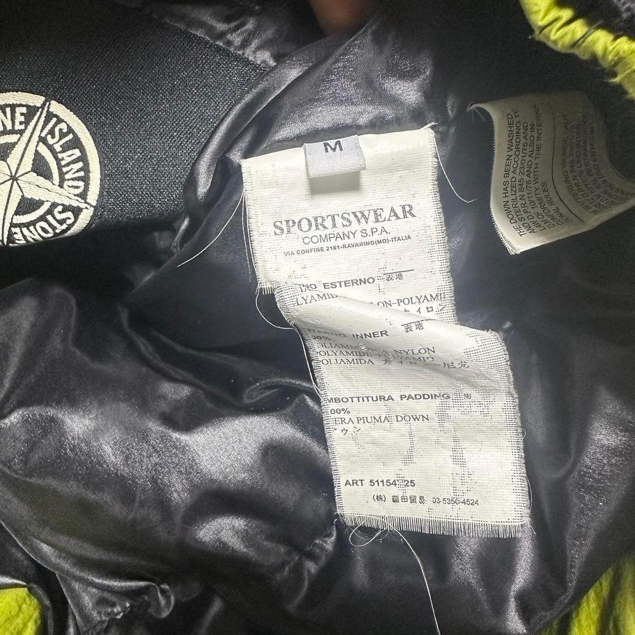 Stone Island Goose Down Mesh Badge Jacket from A/W 2008 - Known Source