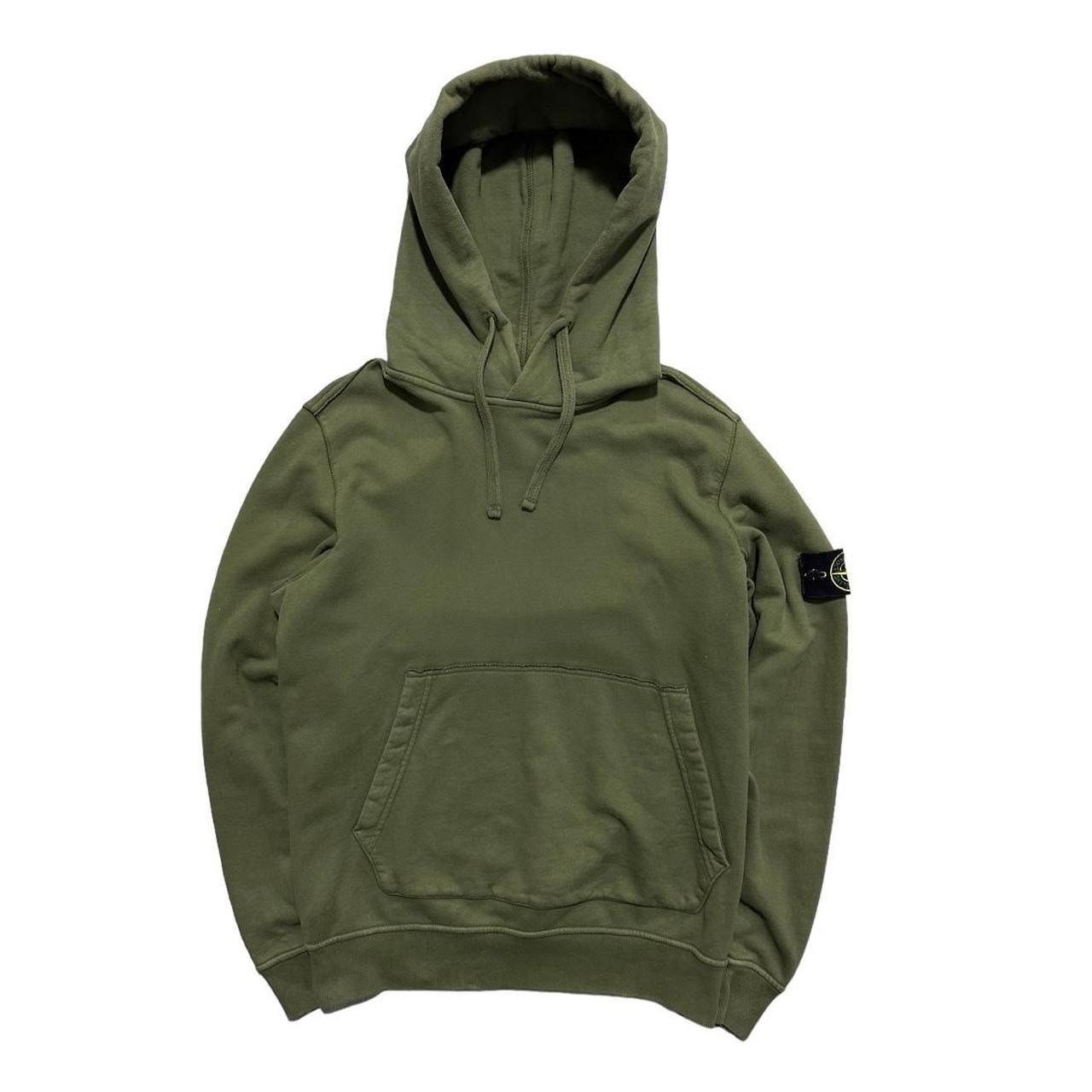 Stone Island Green Pullover Hoodie - Known Source