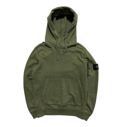 Stone Island Green Pullover Hoodie - Known Source