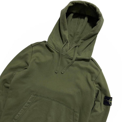 Stone Island Green Pullover Hoodie - Known Source