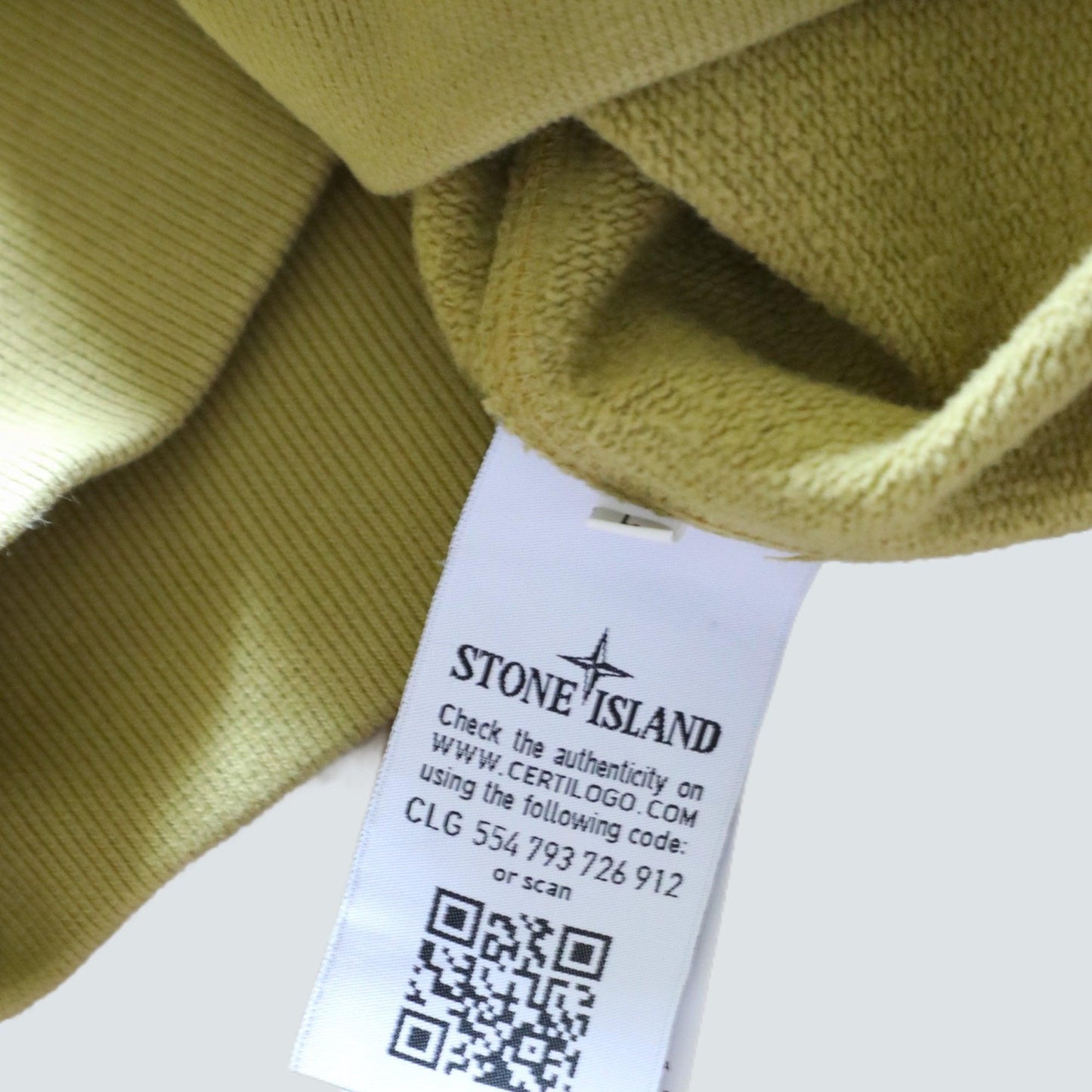 Stone island Green/Yellow crewneck - Known Source