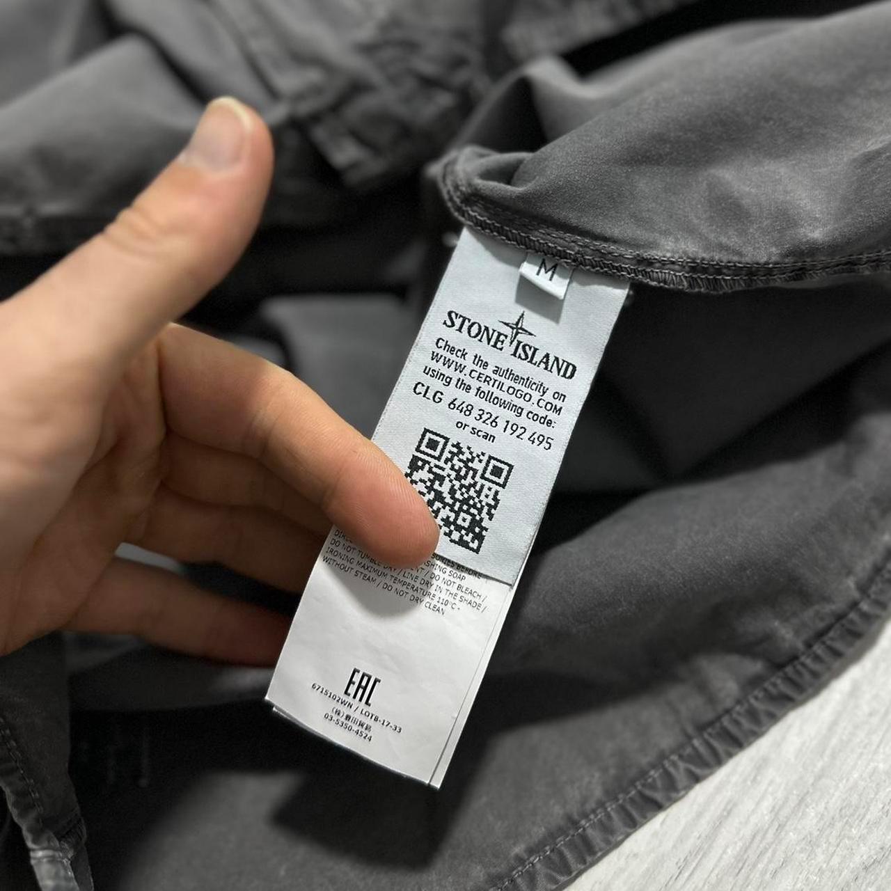 Stone Island Grey Canvas Overshirt - Known Source