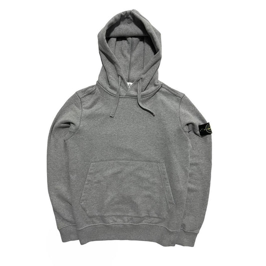Stone island grey pullover hoodie - Known Source