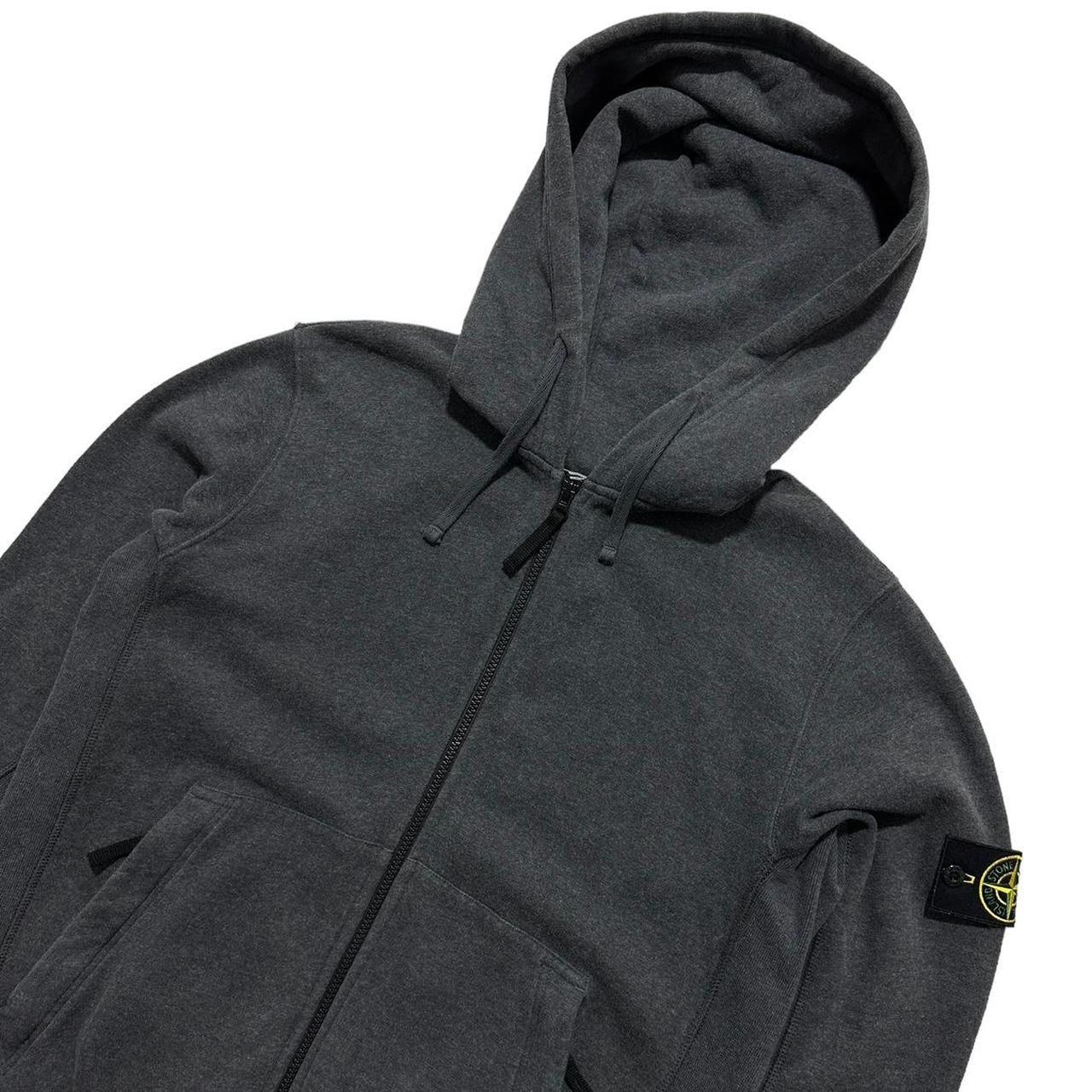 Stone Island Grey Zip Up Hoodie - Known Source