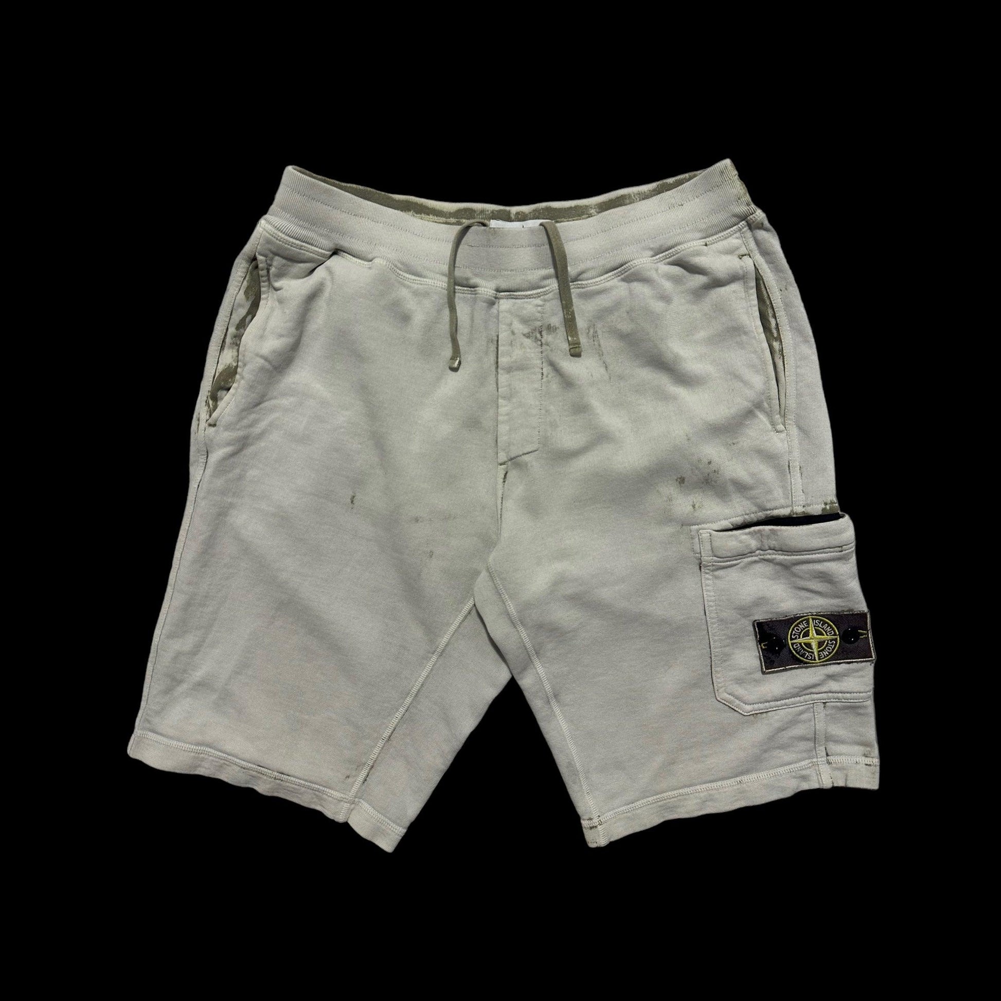 Stone Island Hand Corrosion Cargo Jogger Shorts - Known Source
