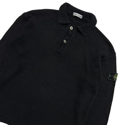 Stone Island Heavy Knit Button Pullover - Known Source