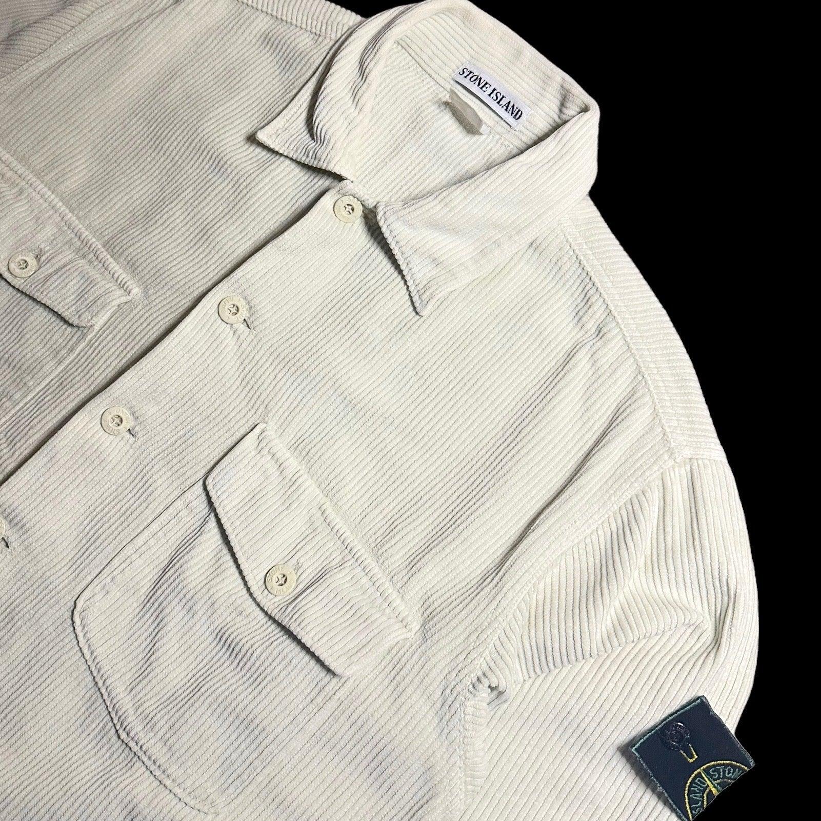 Stone Island Jumbo Corduroy Button Up Shirt from A/W 1994 - Known Source
