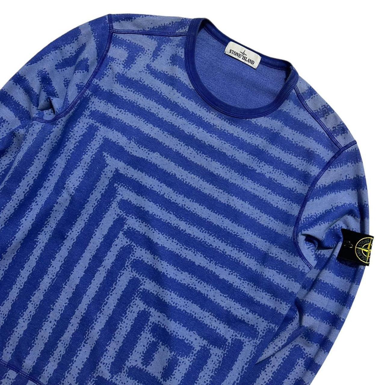 Stone Island Maze Print Pullover Crewneck - Known Source