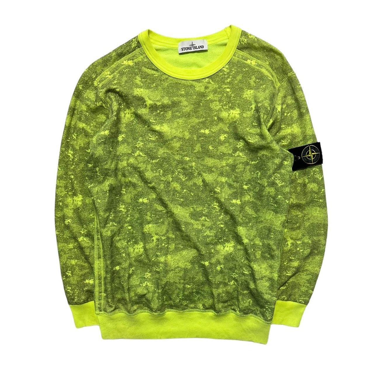 Stone Island Neon Camo Pullover Crewneck - Known Source