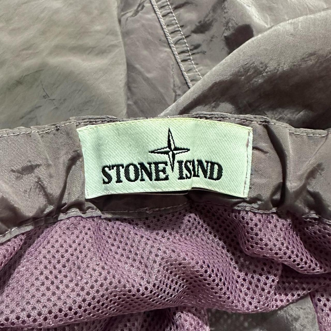 Stone Island Pink Patch Logo Swim Shorts - Known Source