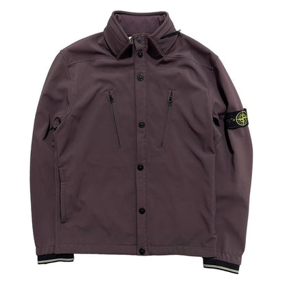 Stone Island Purple Soft Shell-R Jacket - Known Source