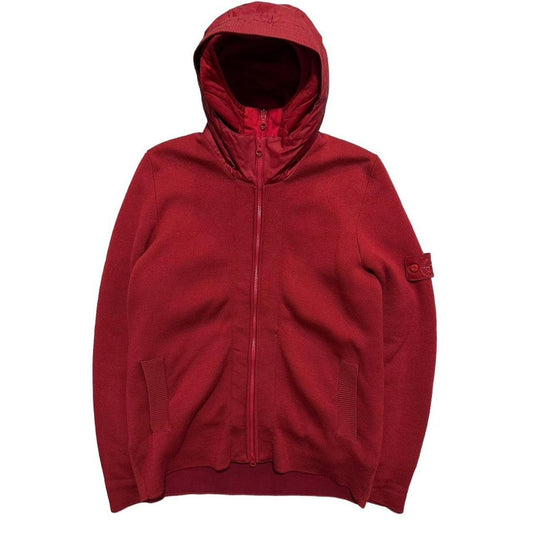 Stone Island Red Ghost Knit Jacket - Known Source