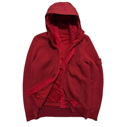 Stone Island Red Ghost Knit Jacket - Known Source