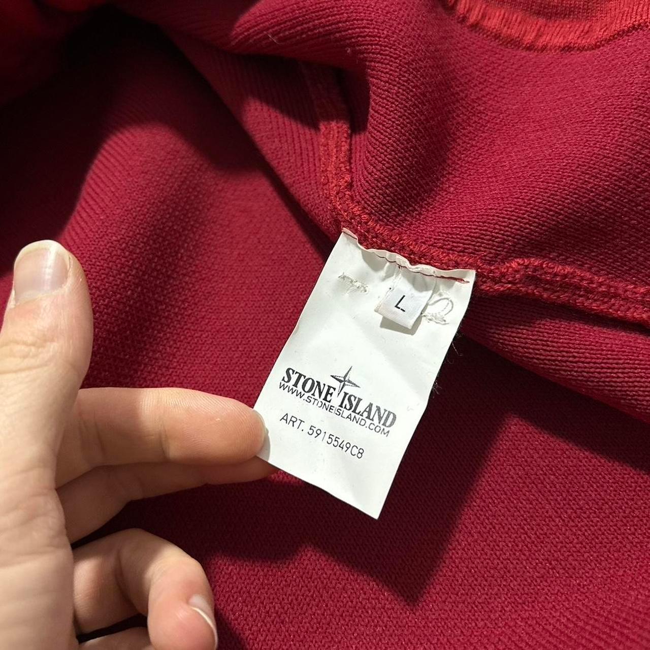 Stone Island Red Ghost Knit Jacket - Known Source