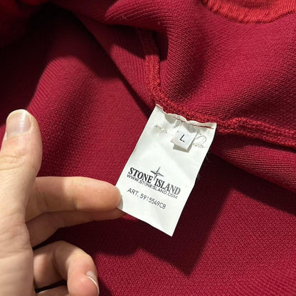 Stone Island Red Ghost Knit Jacket - Known Source