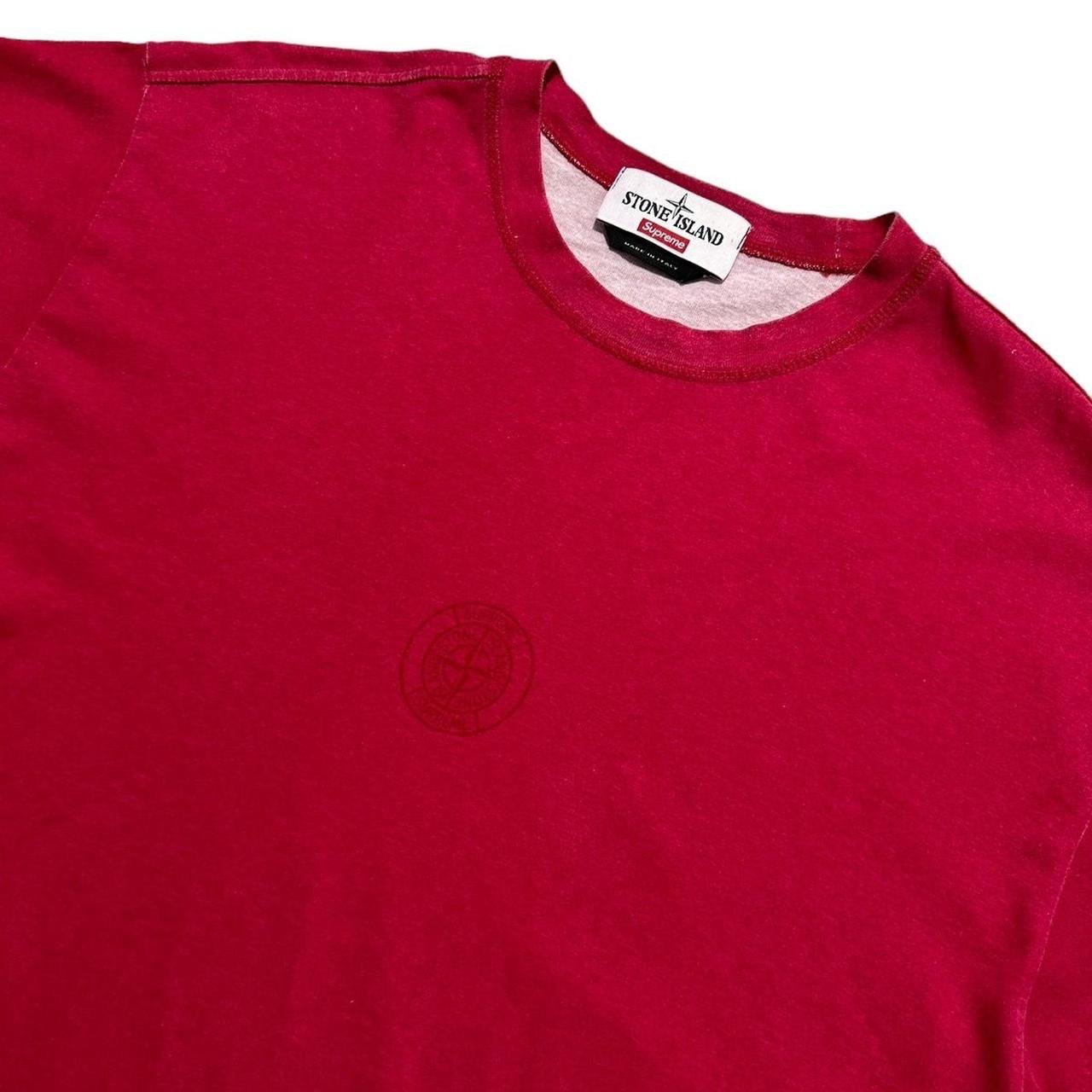Stone Island Supreme Red T-Shirt - Known Source