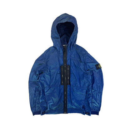 Stone Island Weft Nylon Metal Watro Zip Up Jacket - Known Source