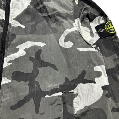 Stone Island White Camo Nylon Jacket - Known Source