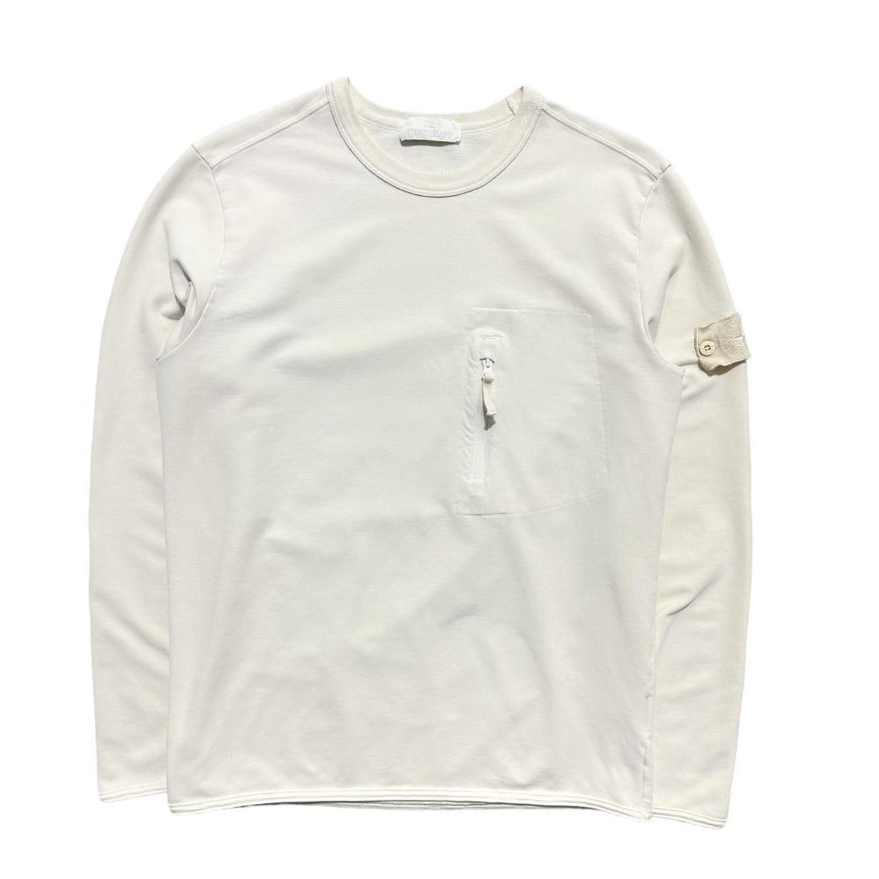 Stone Island White Ghost Crewneck - Known Source