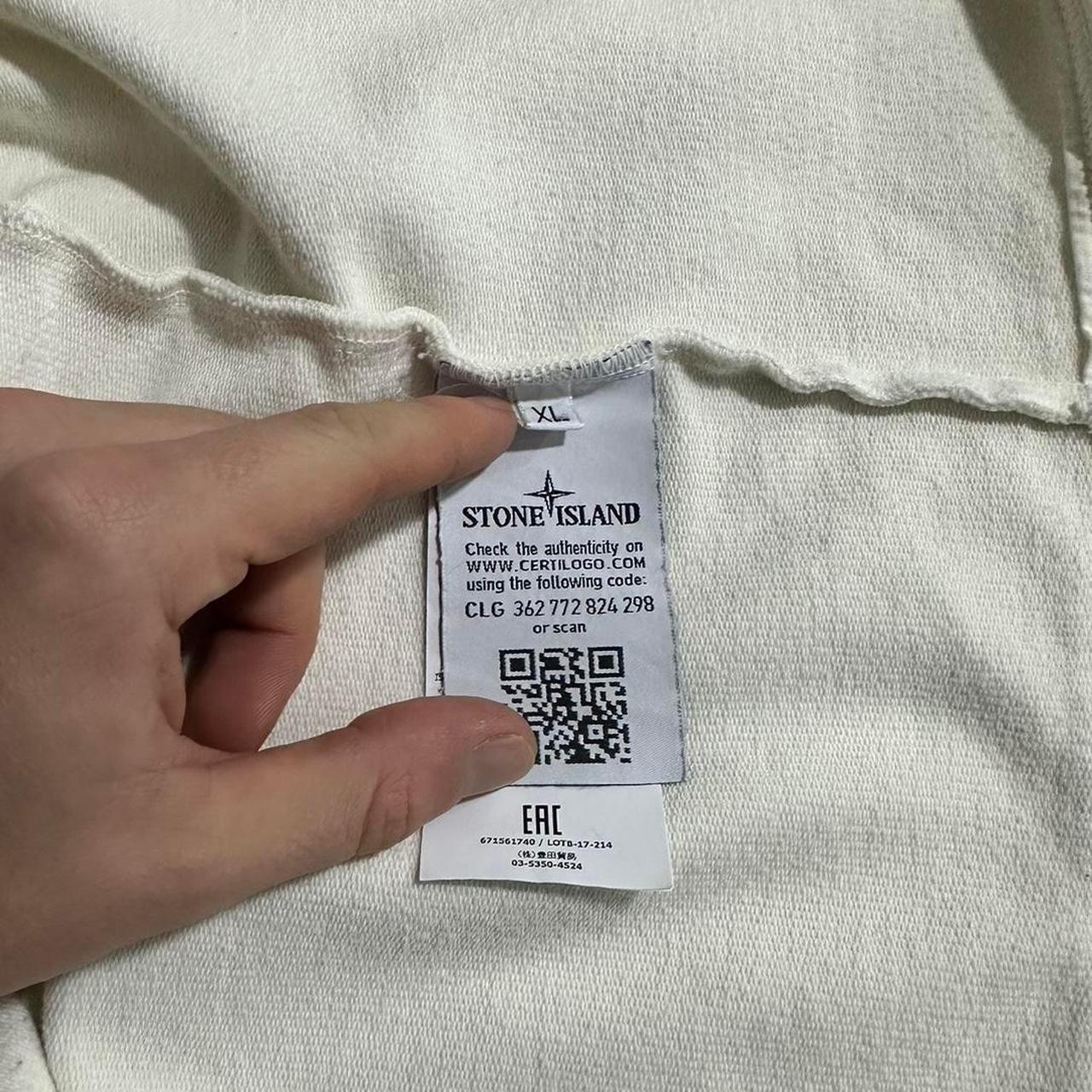 Stone Island White Ghost Crewneck - Known Source