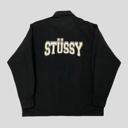 Stussy 1990’s Burly Threads Nylon Harrington Jacket - M (XL) - Known Source