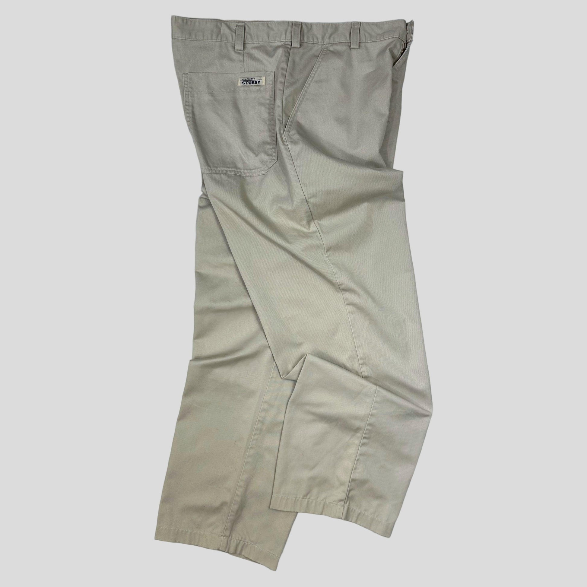 Stussy 1998 Baggy Carpenter Skate Trousers - 36 - Known Source