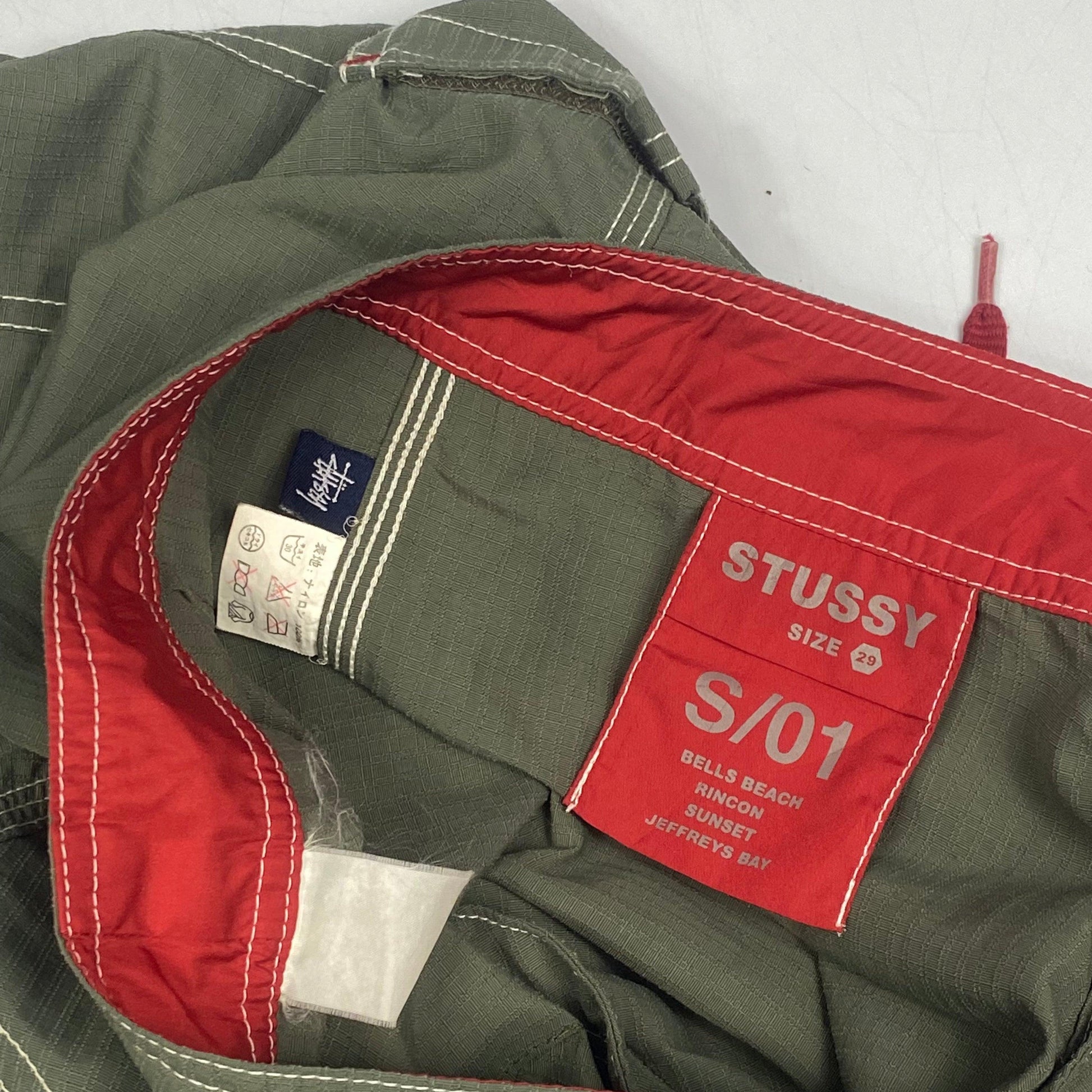 Stussy 2001 “Prada Sport” Rip Nylon Cargo Shorts - 30 - Known Source