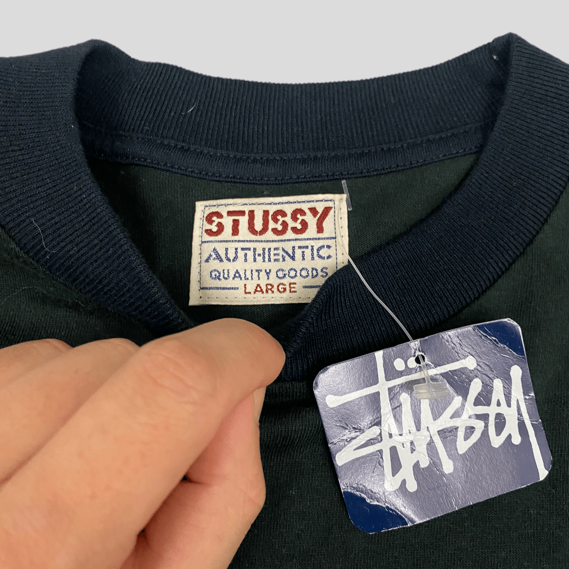 Stussy 90’s Authentic Goods DSWT LS - L - Known Source