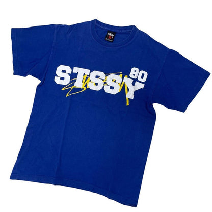 Stussy Blue Logo T-shirt short sleeve - Known Source