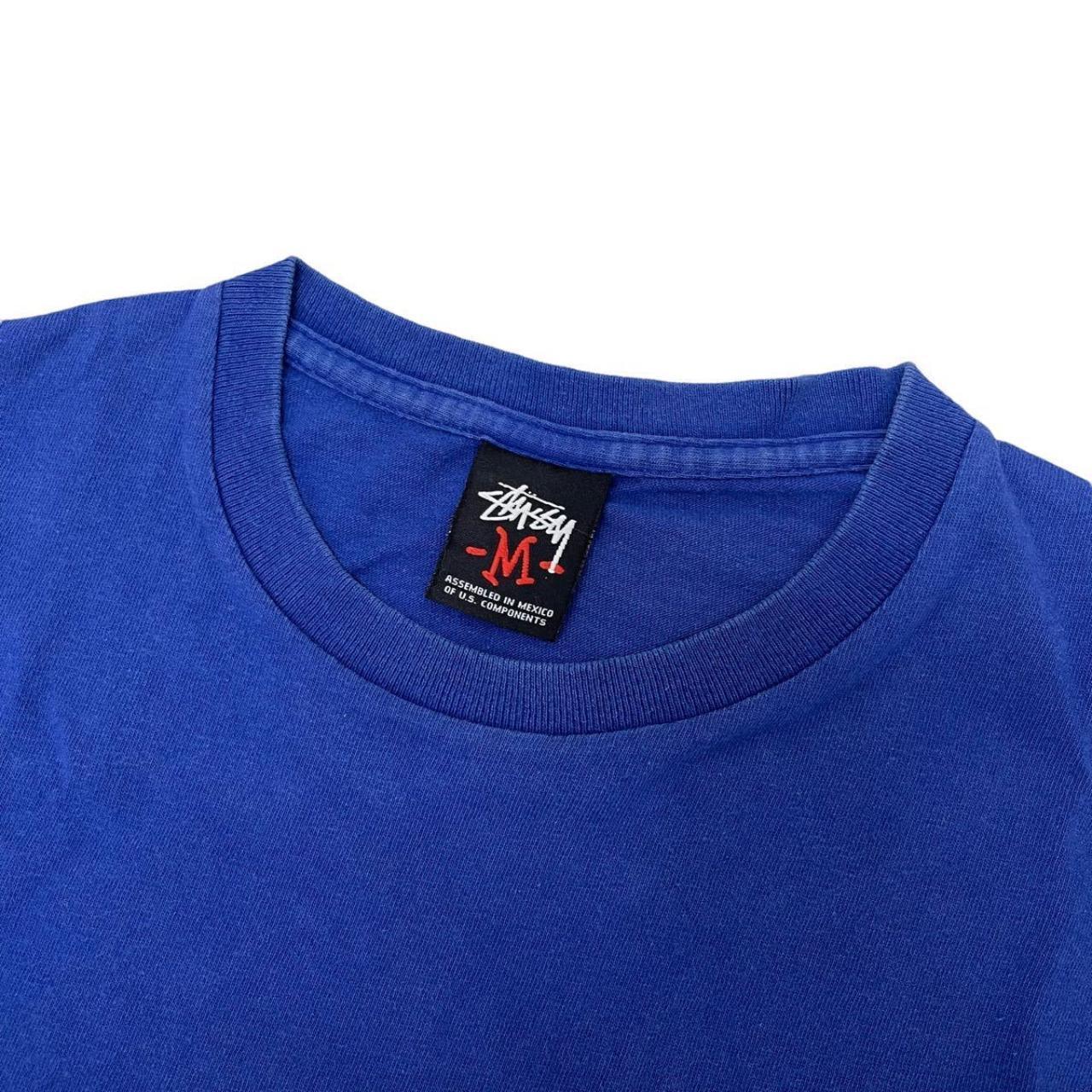 Stussy Blue Logo T-shirt short sleeve - Known Source