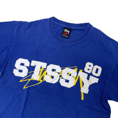 Stussy Blue Logo T-shirt short sleeve - Known Source