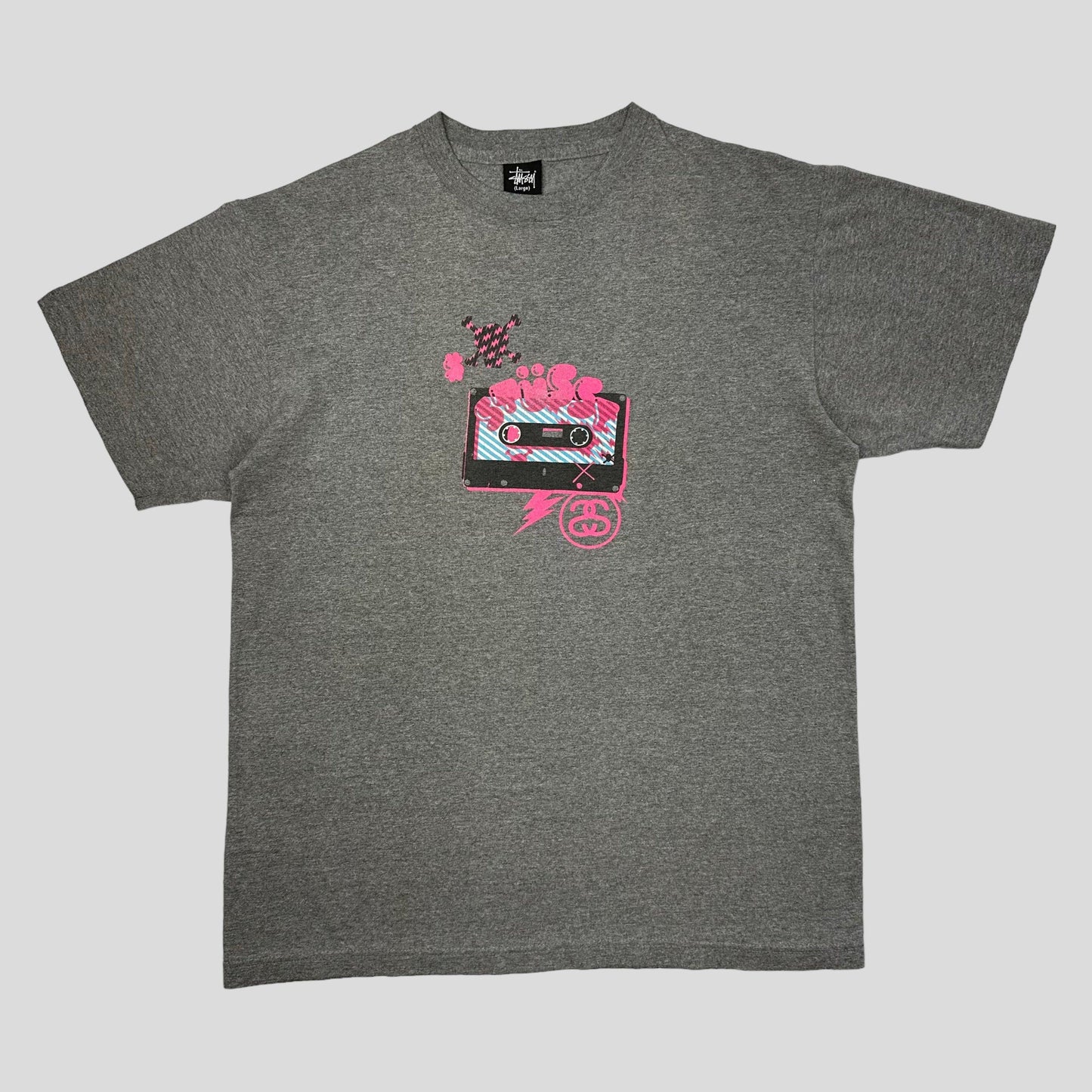 Stussy early 00’s Cassette T-shirt - L - Known Source