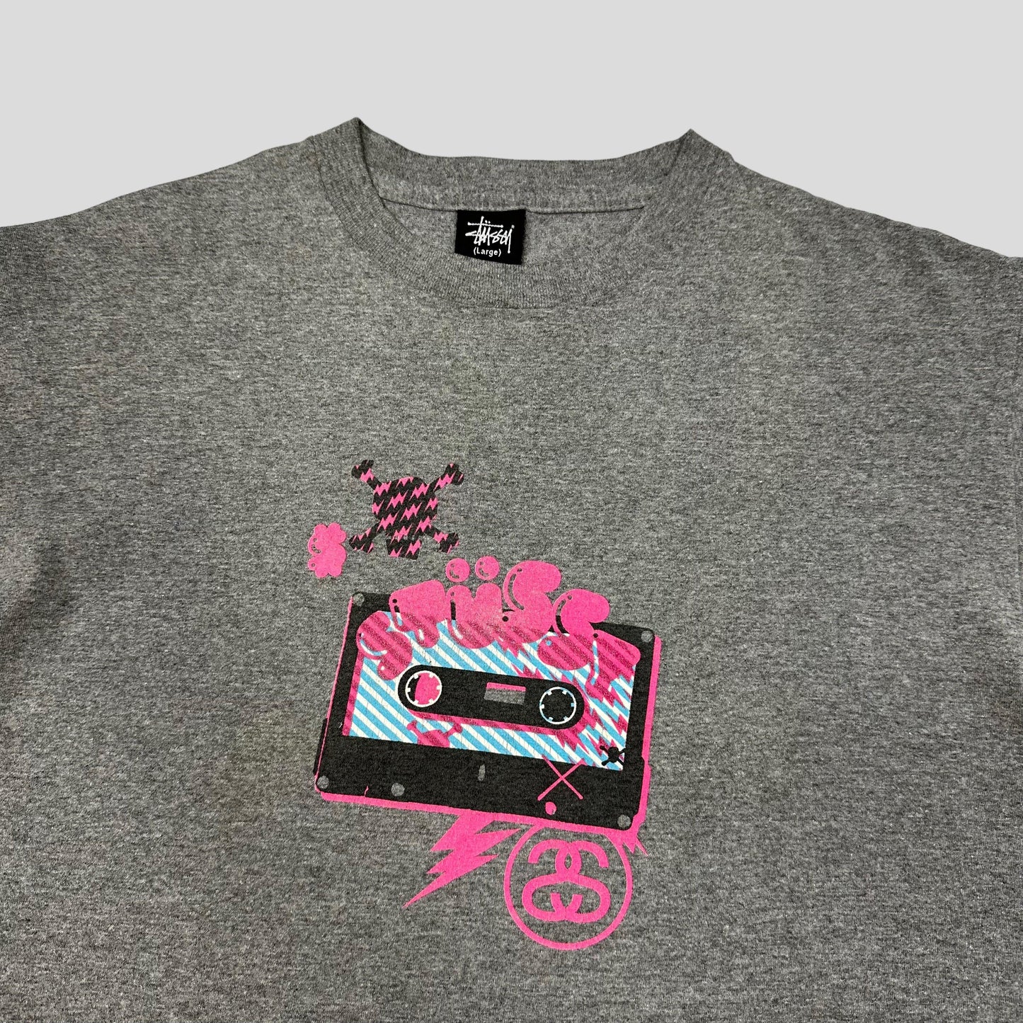 Stussy early 00’s Cassette T-shirt - L - Known Source