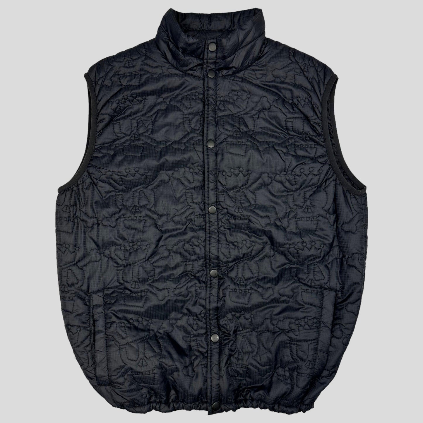 Stussy early 00’s Rip-stop Embroidered Gilet - L - Known Source