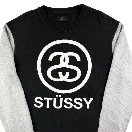 Stussy logo jumper sweatshirt size L - Known Source