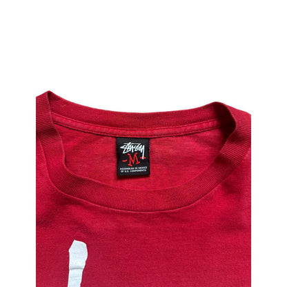 Stussy Logo red T-shirt - Known Source