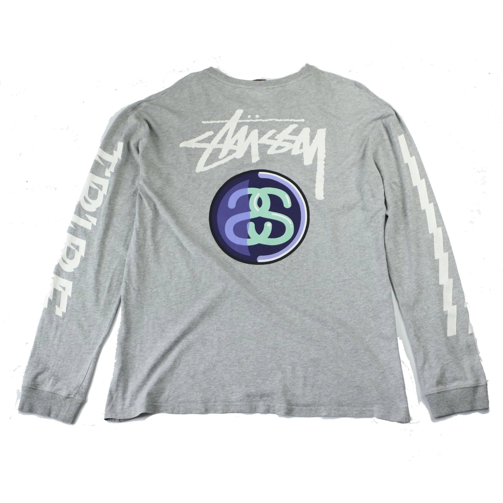 STUSSY LONG SLEEVE TRIBE TEE (L) - Known Source