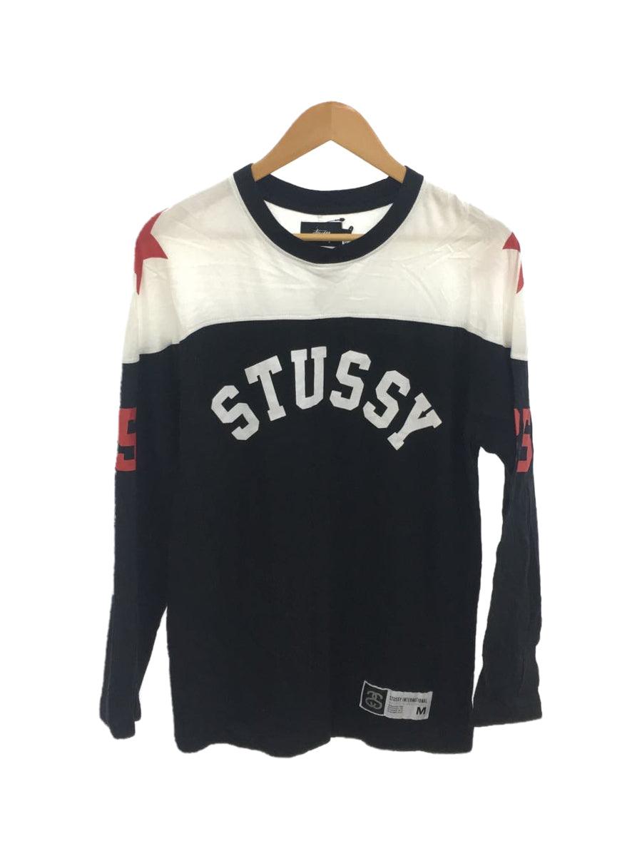 STUSSY Long-sleeved T-shirt/Cotton/BLK/Stussy - Known Source