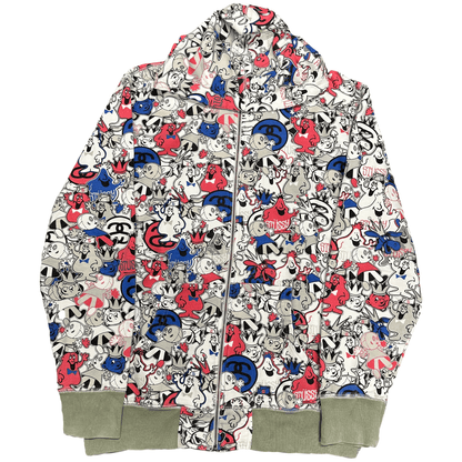 Stüssy Monogram Cartoon Hoodie ( L ) - Known Source