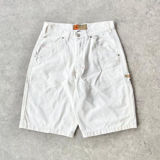 Stussy Outdoor 1990s script spellout jorts (30”) - Known Source