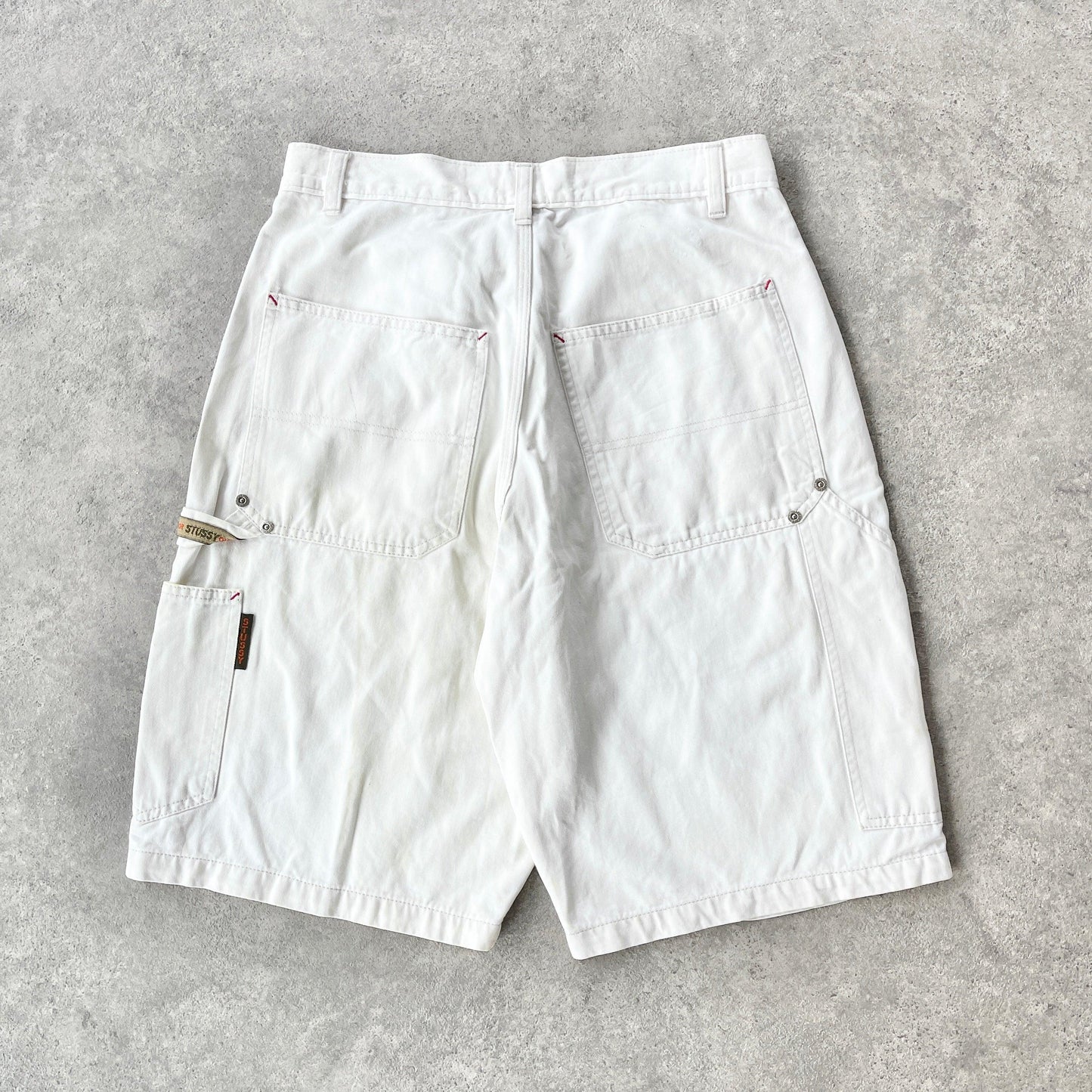 Stussy Outdoor 1990s script spellout jorts (30”) - Known Source