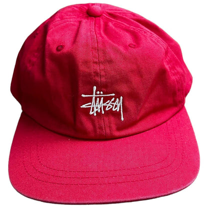 Stussy Red Logo Hat / Cap - Known Source